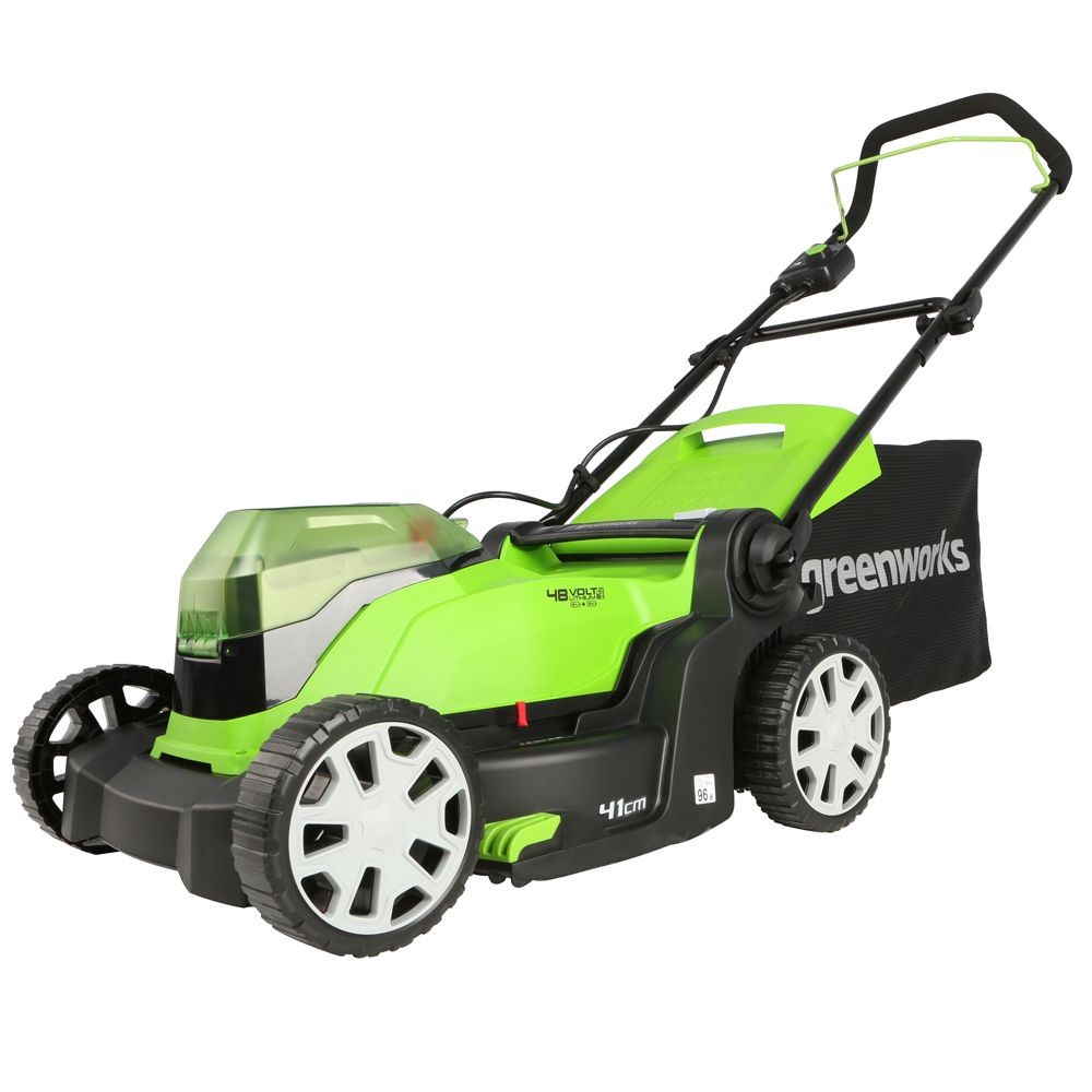 Greenworks G X Lm K X In Cm V Push Cordless Lawn Mower With