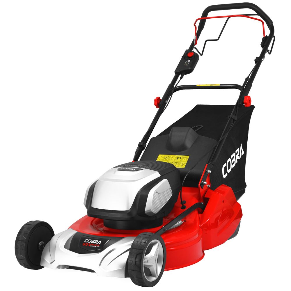 Cobra RM4140V 40V Li-Ion Cordless Rear Roller Lawn Mower (with 4Ah ...