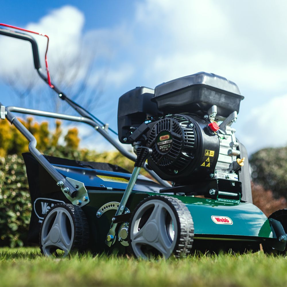 Cobra S40C 16" 2-in-1 Petrol Lawn Scarifier & Aerator