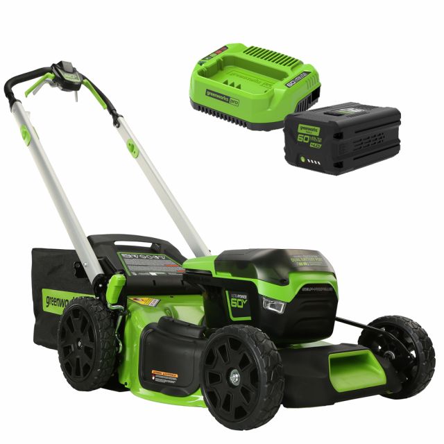 Greenworks 40V 46cm Lawn Mower with 4Ah battery 2A charger