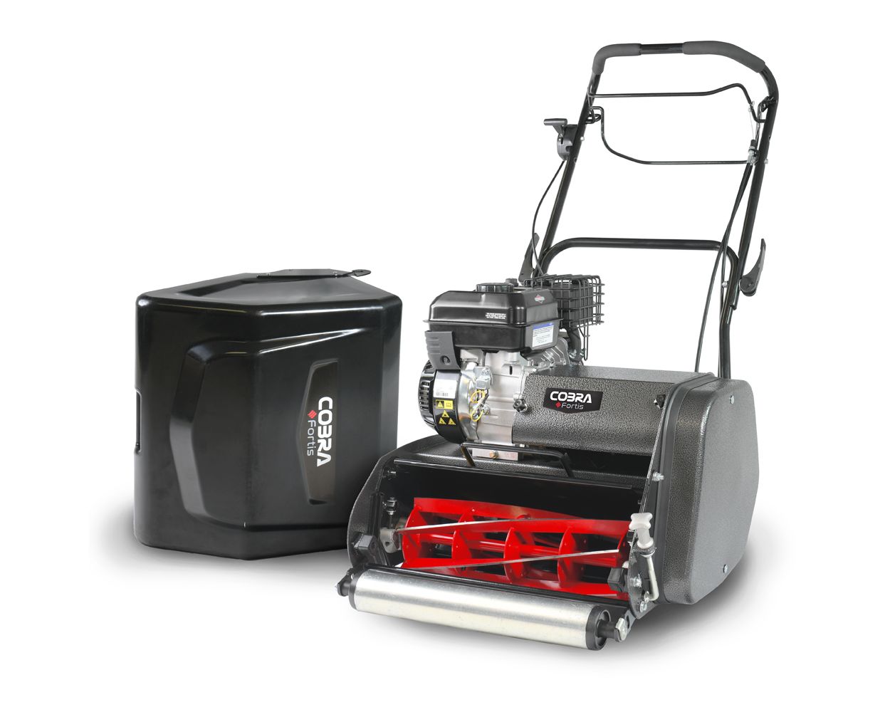 SOLD OUT** 25 7-Blade <b>LOW-CUT</b> Reel Mower with Honda Engine, Grooved  Front Roller & FREE Grass Catcher (2024 MODEL)