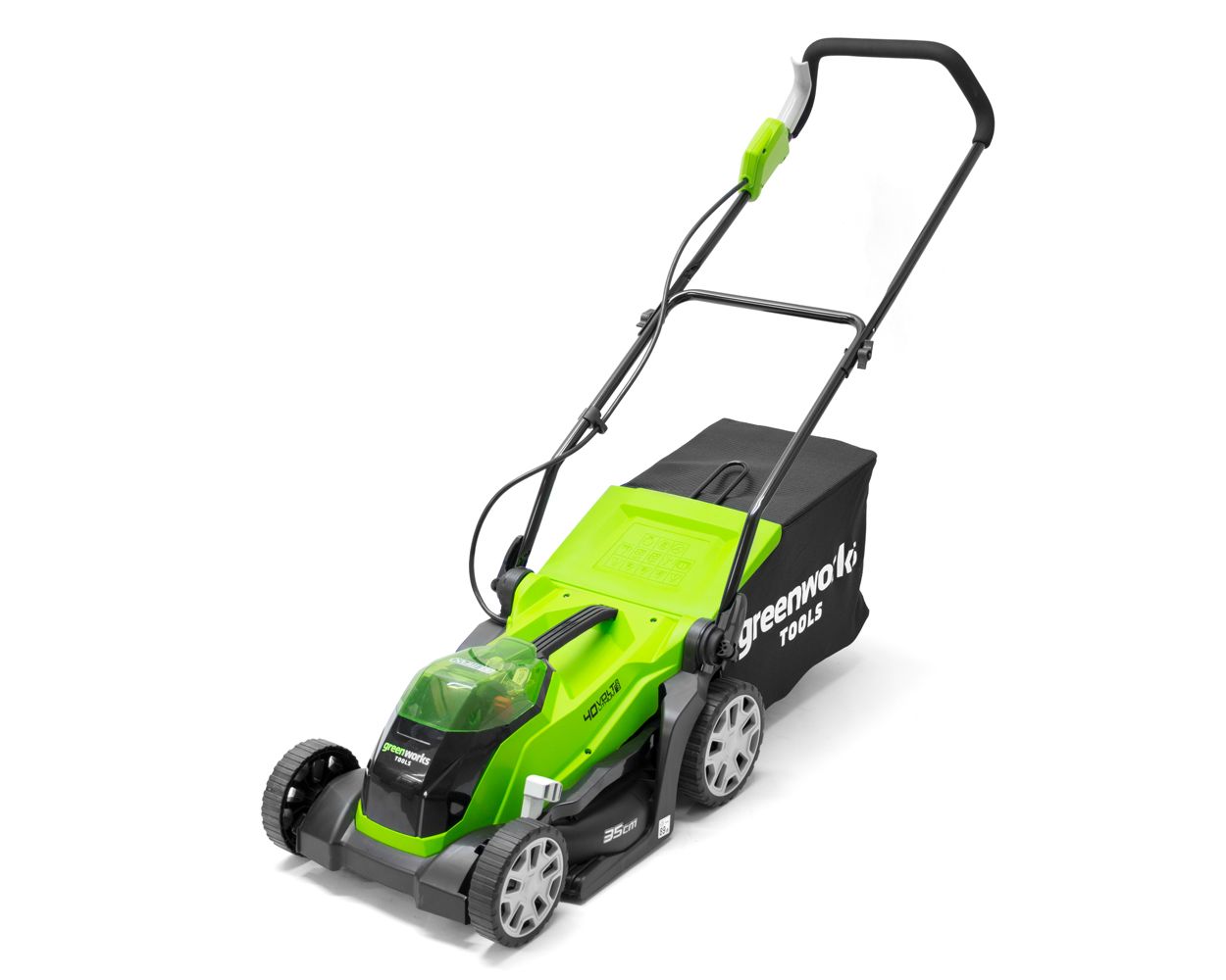 Greenworks G40lm35 2 In 1 G Max 40v Cordless Lawn Mower Bare Tool 0194